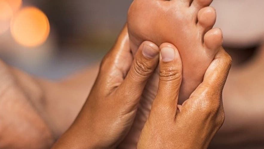 Foot massage by tati’s mobile massage service, Lusaka, Lusaka Province, ZM, offering soothing relaxation.