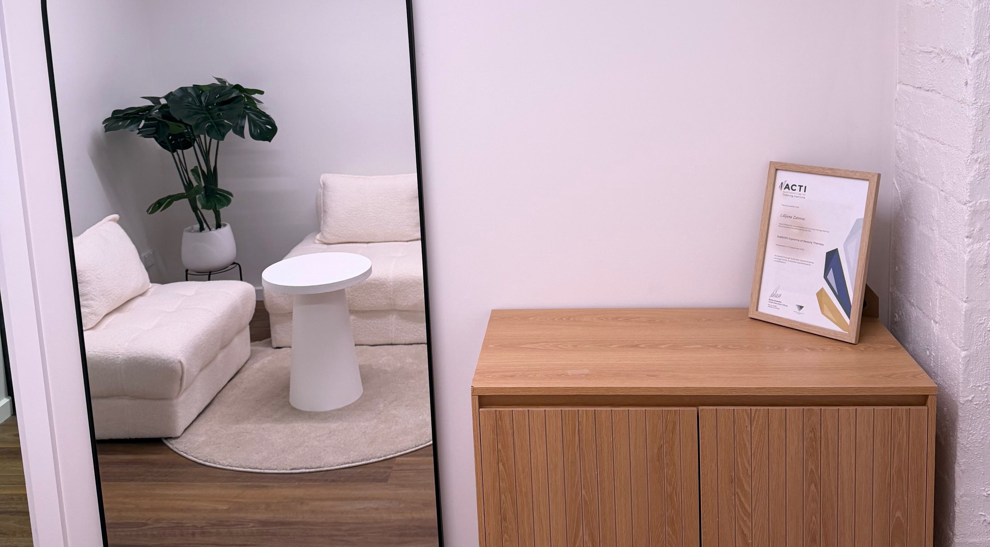 Relaxing corner at BRNZD, Hawker, ACT, AU with plush seating and calming decor.