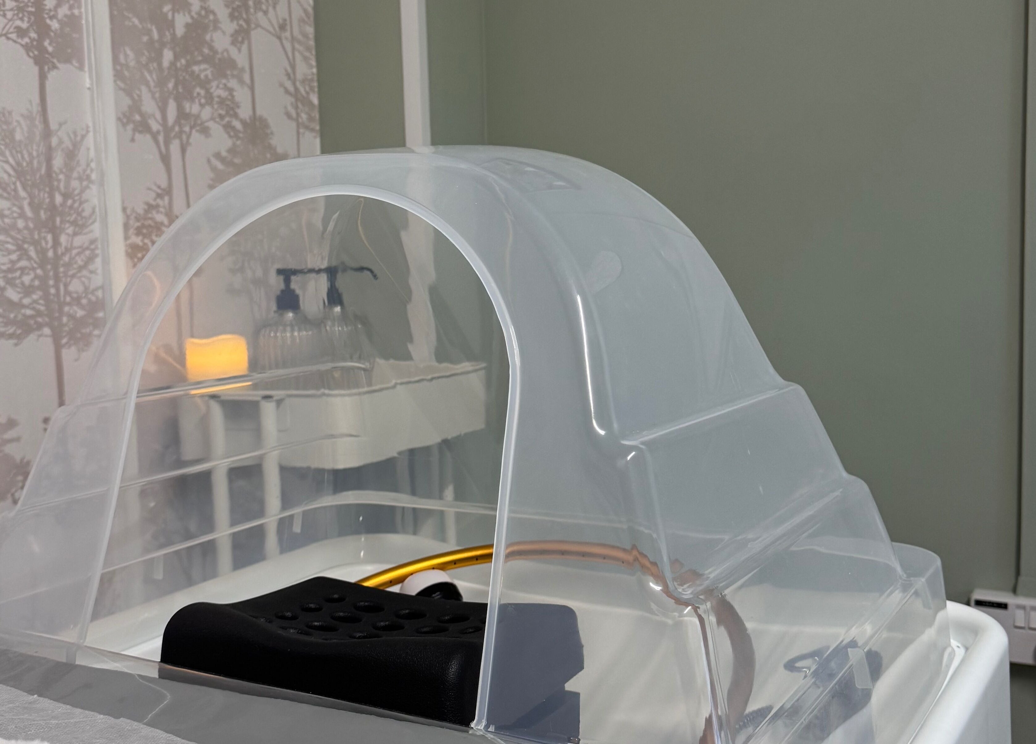 Serene head spa setup at Kc Aesthetics And Head Spa, Neyland, Wales, GB.