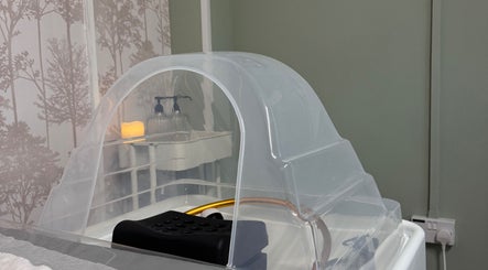 Serene head spa setup at Kc Aesthetics And Head Spa, Neyland, Wales, GB.