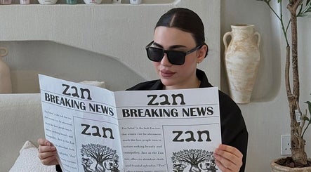 Woman reading at Zan Beauty | زان بيوتي, stylish ambiance in Riyadh, Riyadh Province, SA.