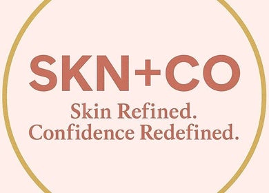 SKNCO logo with tagline 'Skin Refined. Confidence Redefined.' in East Kilbride, Scotland, GB.