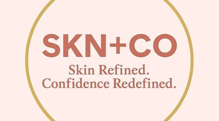 SKNCO logo with tagline 'Skin Refined. Confidence Redefined.' in East Kilbride, Scotland, GB.