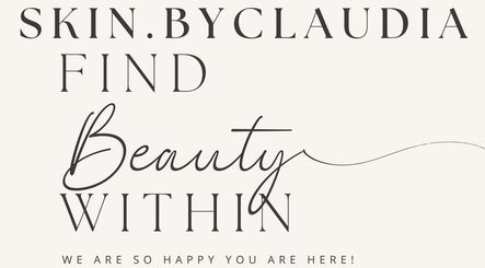 Inspirational message from Skin.byclaudia, Bolton, Ontario, CA, highlighting inner beauty appreciation.