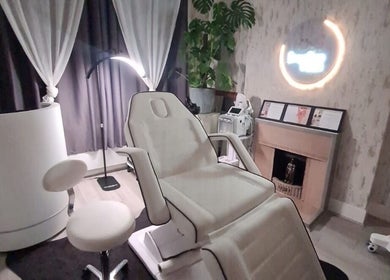 Elegant treatment room at Medispa Naturhouse in Stevenage, England, GB, offering a serene and relaxing ambiance.