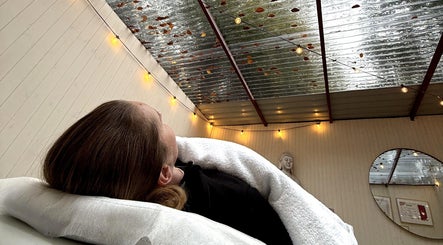 Relaxation at FORREST Beauty & Wellness, County Wexford, IE with serene lighting and tranquil decor.