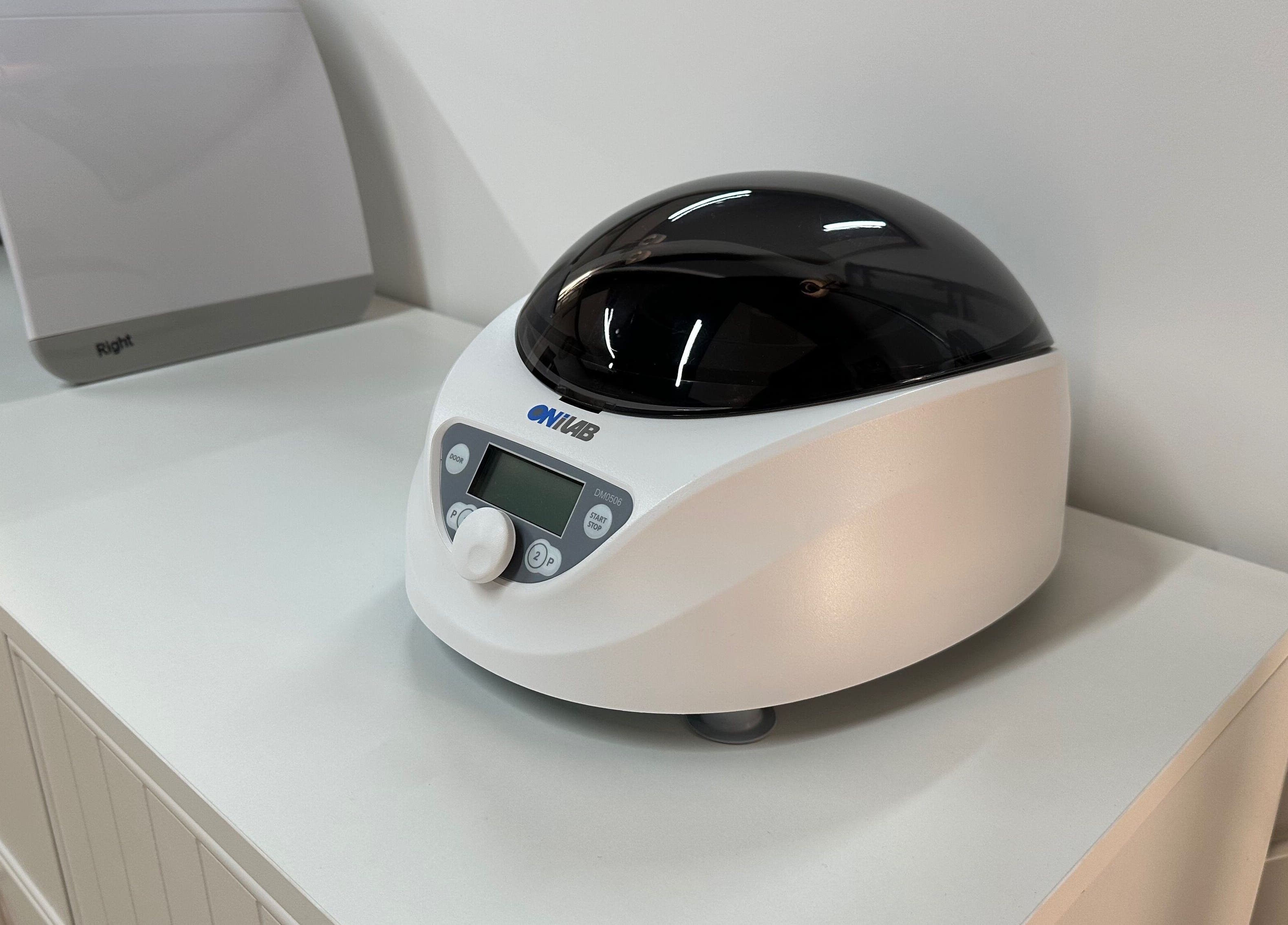 Advanced skincare equipment at Melatone Skin Clinic, London, England, GB, highlighting modern beauty technology.