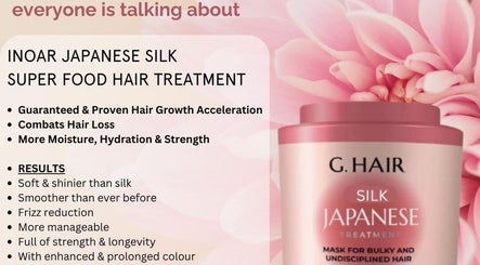 INOAR Japanese Silk Hair Treatment at Hair and Beauty by Latoya, Cape Town for enhanced hair strength.