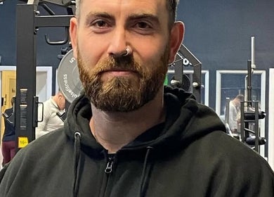 Trainer at JC Sports Massage and Soft Tissue Therapy in a gym setting, Chesterfield, England, GB.