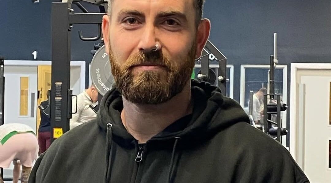 Trainer at JC Sports Massage and Soft Tissue Therapy in a gym setting, Chesterfield, England, GB.