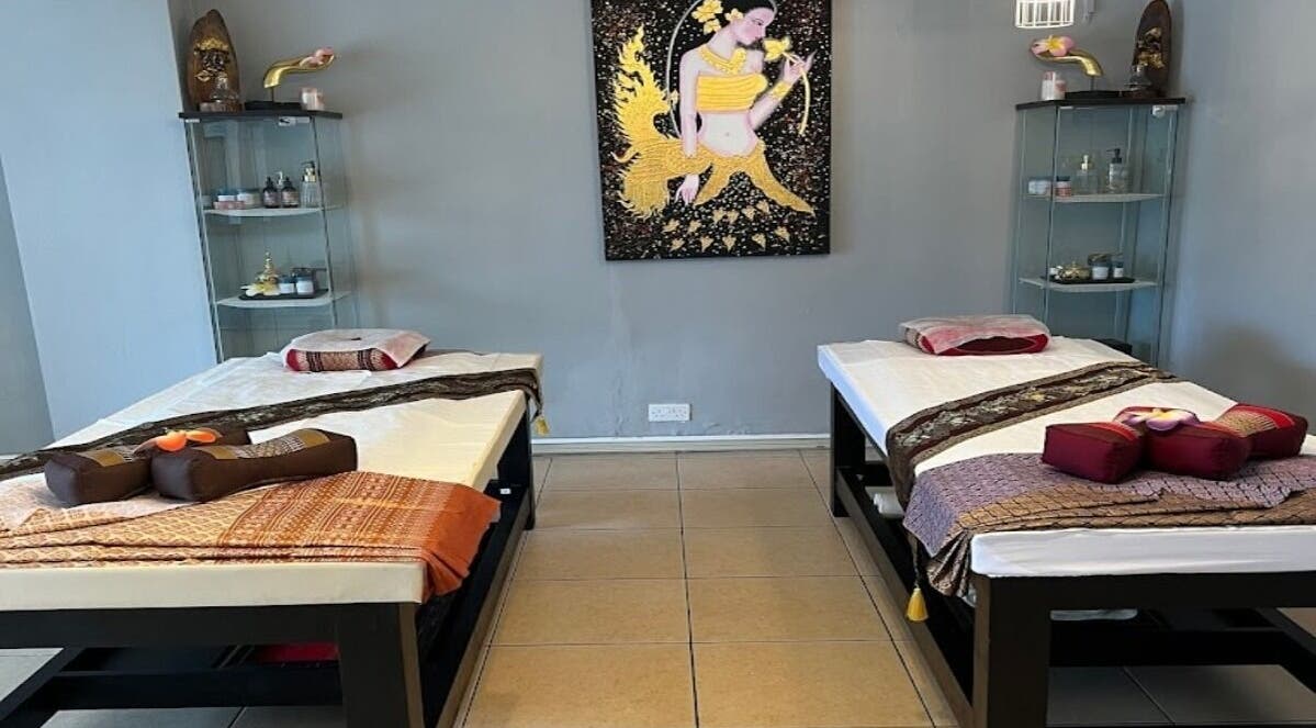 Relaxing massage room at Trust Thai Massage Therapy in Boston, Lincolnshire, Boston, England, GB.