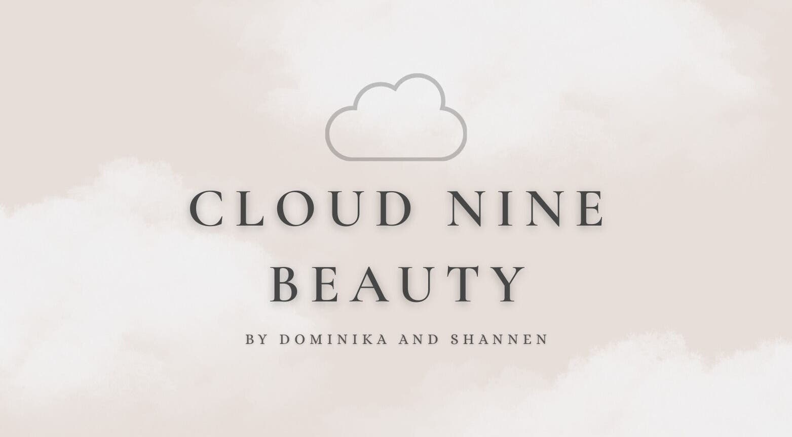 Cloud Nine Beauty logo with cloud icon in Tuam, County Galway, IE. Stylish and inviting branding.