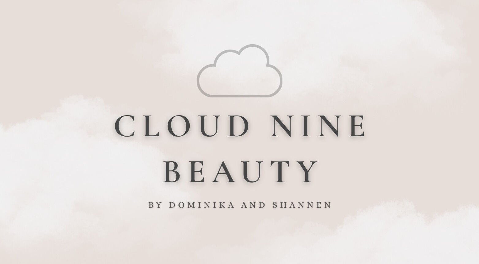 Cloud Nine Beauty logo with cloud icon in Tuam, County Galway, IE. Stylish and inviting branding.