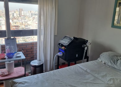 Sala de tratamientos de Marccelo Láser en Buenos Aires, ideal para bienestar y belleza.