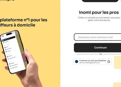 Application mobile de gestion pour coiffeurs à domicile à Crosey le Grand, FR sur test.