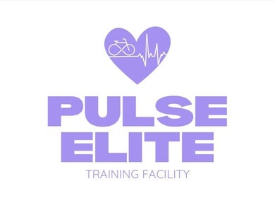 Logo of Pulse Elite Training in Orlando, Florida, featuring a heart with bicycle and heartbeat line.