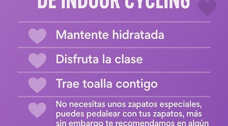 Cycling tips board at Pulse Elite Training, Orlando, Florida, with advice to stay hydrated and bring a towel.