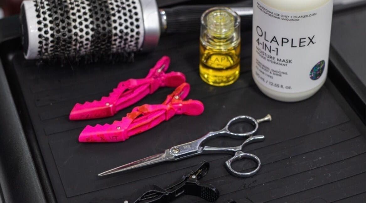 Hair tools and products at Mio Hair & Beauty Salon in Willemstad, Curaçao, CW.