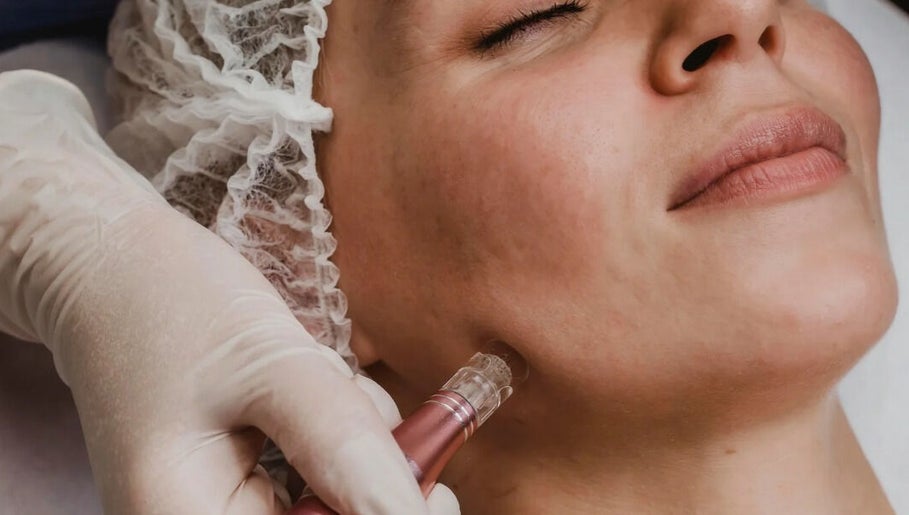 Facial treatment at Hina's Beauty Work Ltd, Auckland, NZ. Woman getting skin rejuvenation.