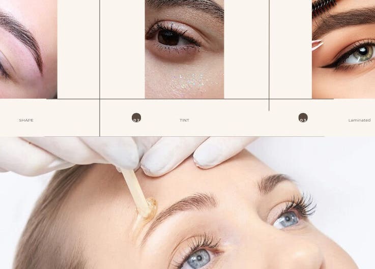 Eyebrow shaping and tinting at Hina's Beauty Work Ltd, Auckland, Auckland, NZ for polished brows.