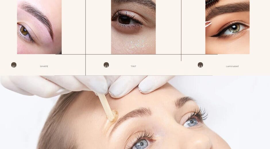 Eyebrow shaping and tinting at Hina's Beauty Work Ltd, Auckland, Auckland, NZ for polished brows.