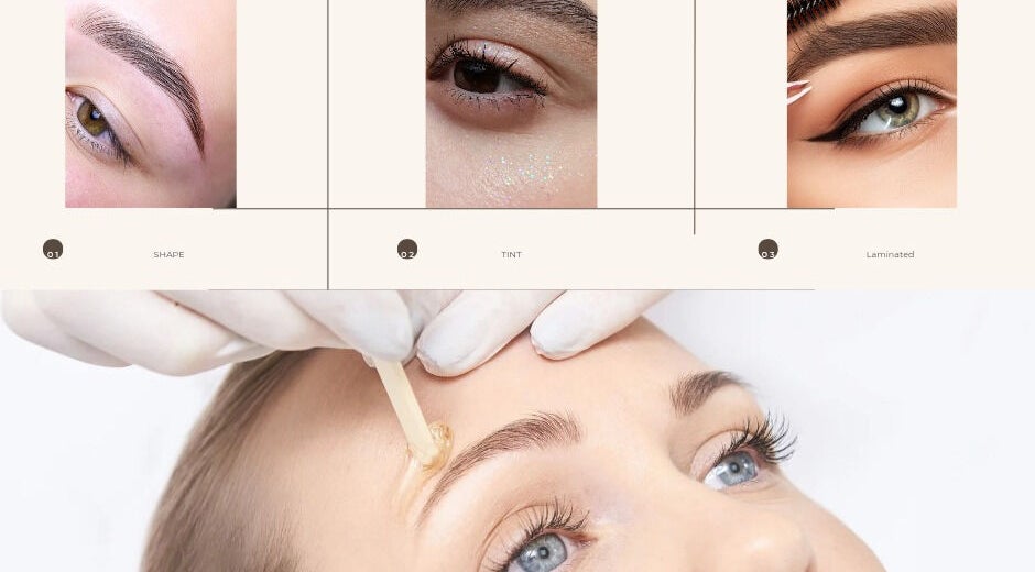 Eyebrow shaping and tinting at Hina's Beauty Work Ltd, Auckland, Auckland, NZ for polished brows.