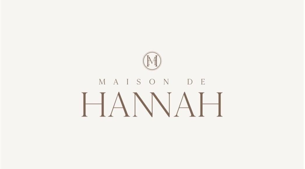 Maison De Hannah logo design in Norwest, New South Wales, AU, showcasing elegance and style.