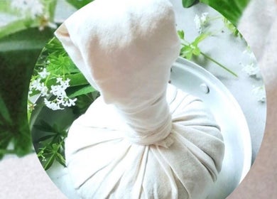 Herbal compress at Reborn Massage by Dwi, Cooloongup, Western Australia enhancing relaxation experiences.