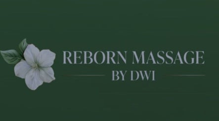 Reborn Massage by Dwi logo with floral design, Cooloongup, Western Australia, AU.