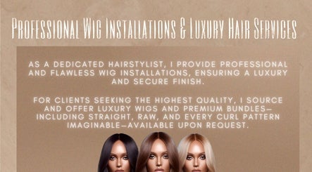 Luxury wig installations and hair services at Hairbaeeu, Köln, Nordrhein-westfalen, DE.