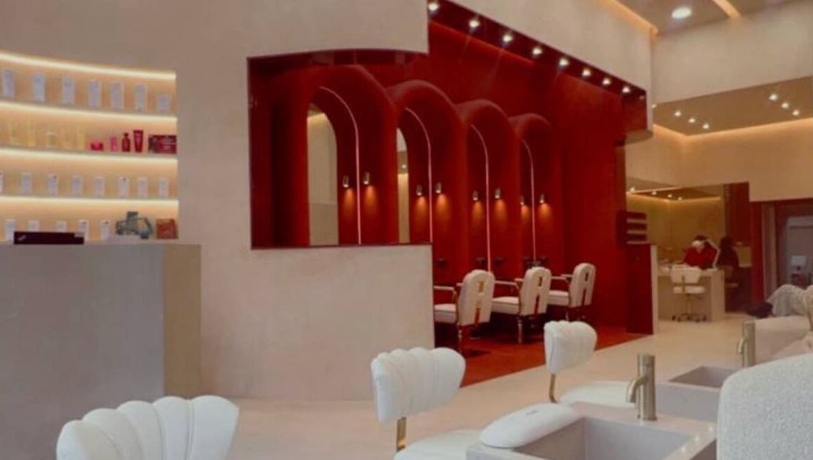 Chic interior of LUMIÁ NAILS MARYLEBONE in London, England, GB showcasing modern nail salon ambiance.