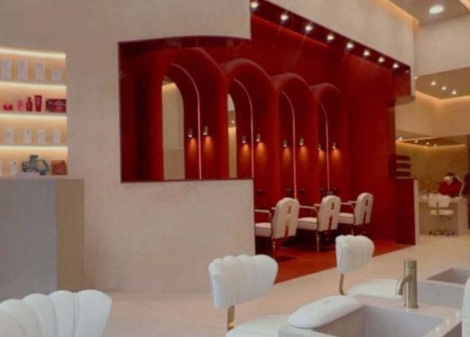 Chic interior of LUMIÁ NAILS MARYLEBONE in London, England, GB showcasing modern nail salon ambiance.