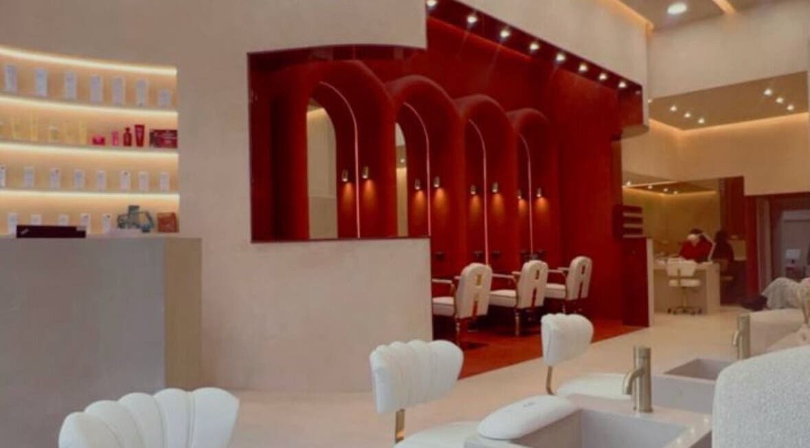 Chic interior of LUMIÁ NAILS MARYLEBONE in London, England, GB showcasing modern nail salon ambiance.