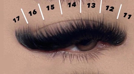 Close-up of eyelash detailing at Lashes by smocchieee in Kingstown, St. George, VC.