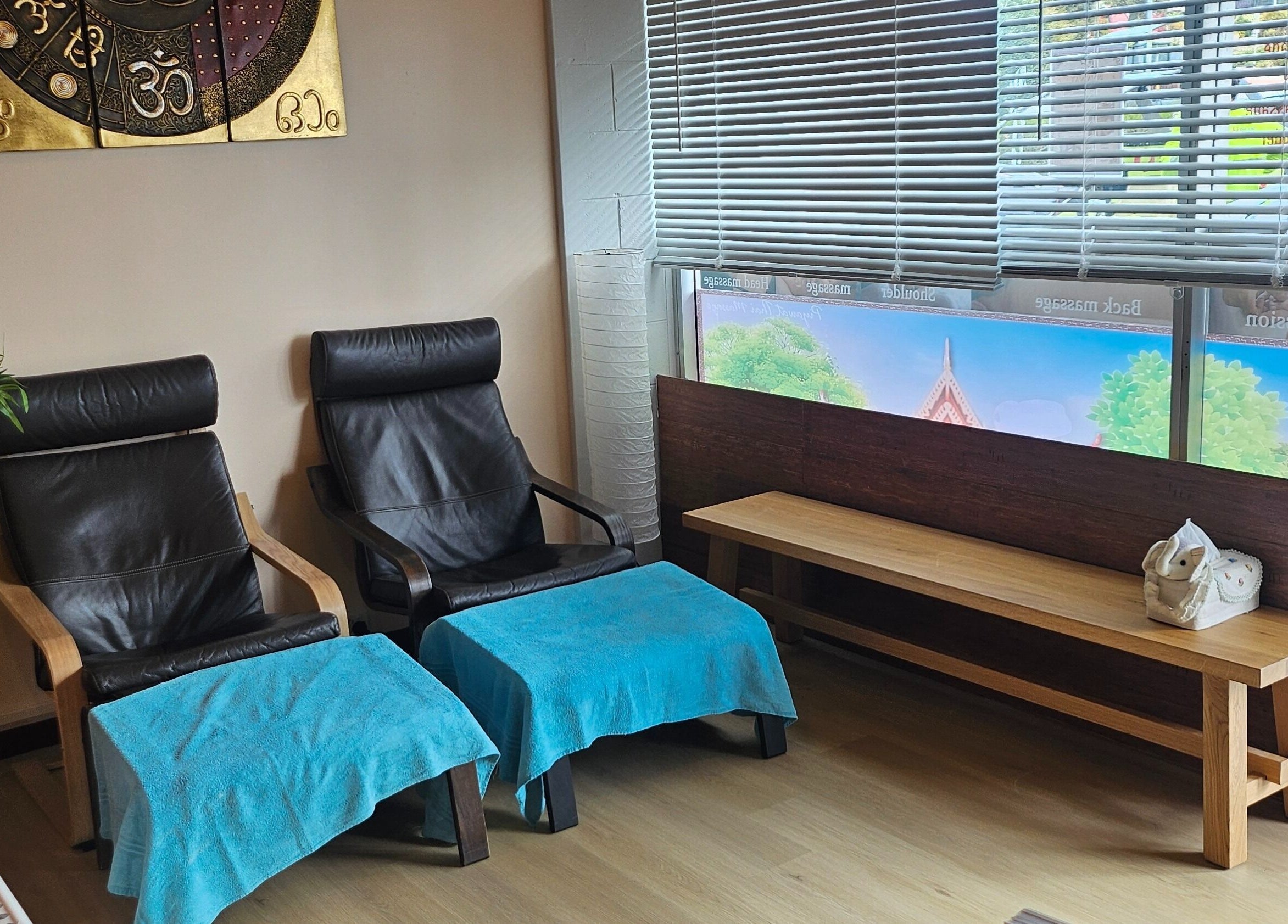 Comfortable lounge chairs in serene setting at Piyawat Thai Massage Maylands, Maylands, Western Australia, AU.