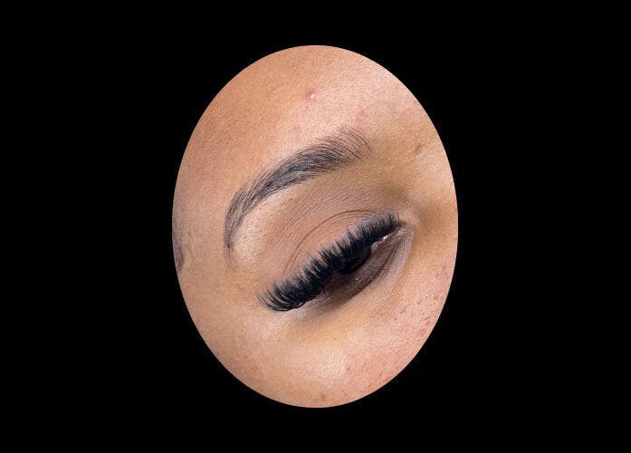 Stunning lash extensions at Law Of Beauty, Dutch Quarter, SX for perfect eye enhancement.