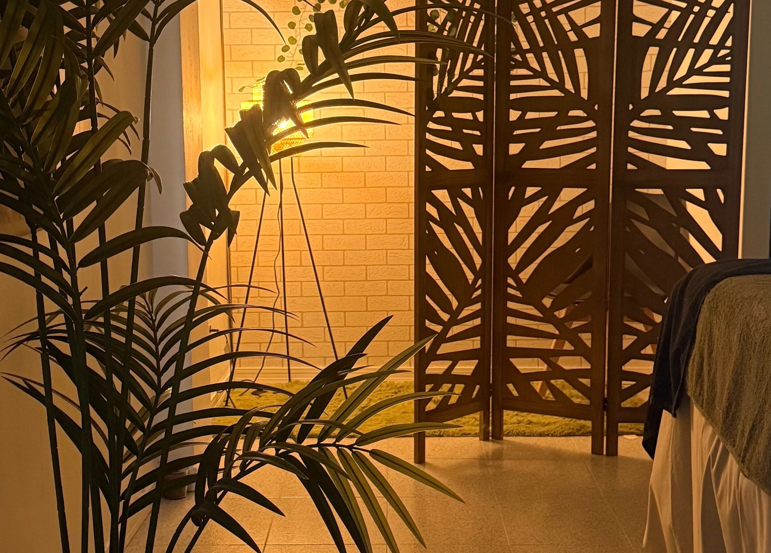 Zona tranquila con pantalla decorativa en Orillea Palma, Palma, Illes Balears, ES.