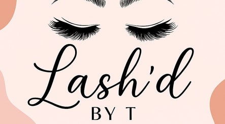 Logo for Lash’d up by T, a beauty venue in Cape Town, Western Cape, ZA, featuring elegant lash design.