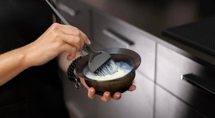 Hair dye preparation at Kess Hair And Beauty Shirley Homebase, Christchurch, Canterbury Region, NZ.