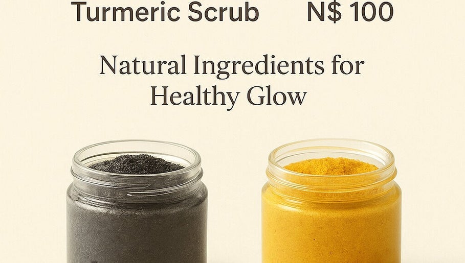 Victory Mobile Spa's turmeric scrub offers natural ingredients for a healthy glow, enhancing beauty rituals. NA