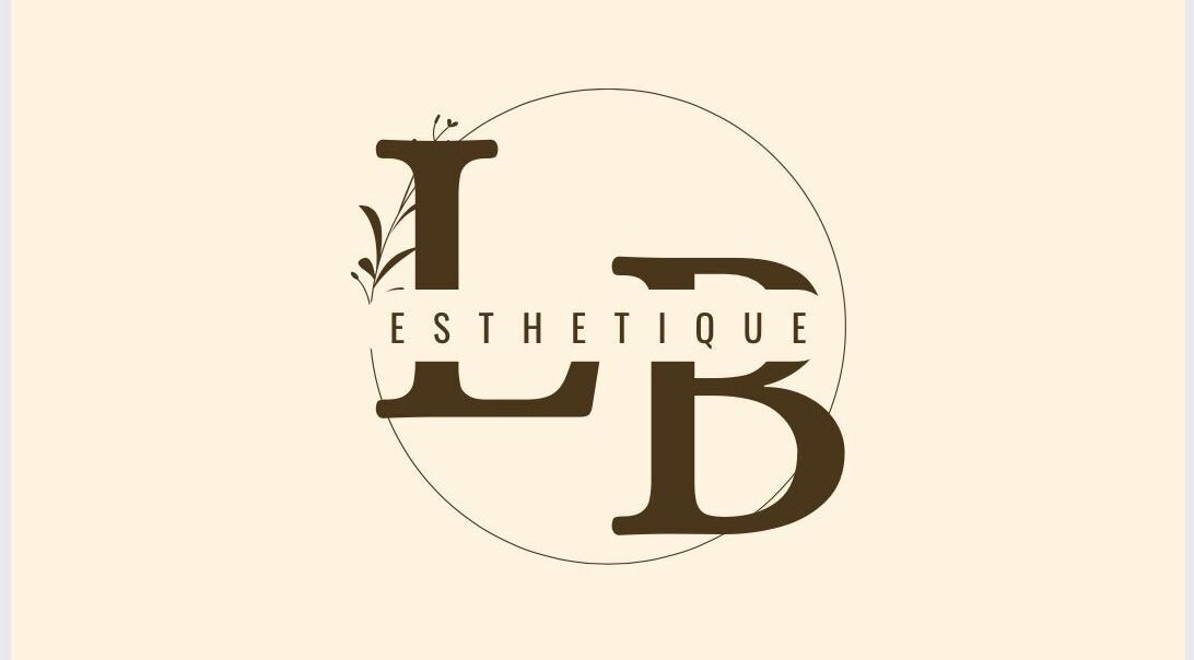 Logo de LB Esthétique à Rouyn-Noranda, Québec, CA avec des lettres stylisées et élégantes.