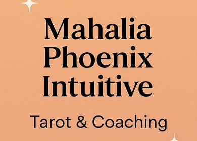 Mahalia Phoenix Intuitive Tarot logo, offering tarot and coaching in Barcelona, Catalunya, ES.