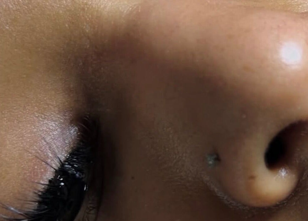 Close-up of elegant eyelashes at Lashbydanniella, Arlington, Virginia, US, showcasing expert lash artistry.
