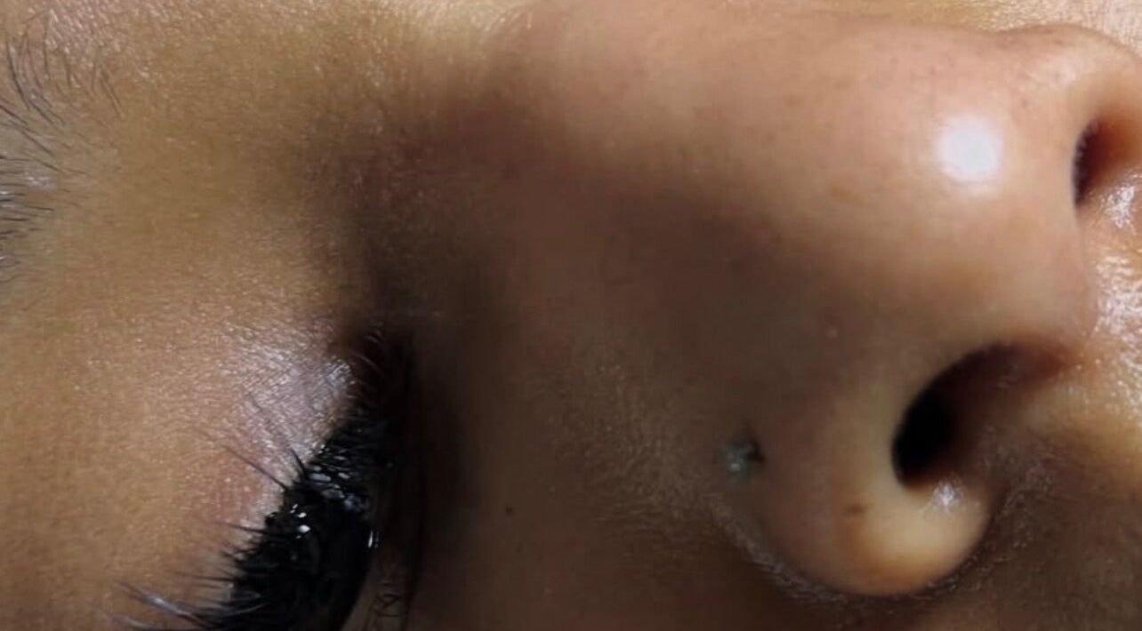 Close-up of elegant eyelashes at Lashbydanniella, Arlington, Virginia, US, showcasing expert lash artistry.
