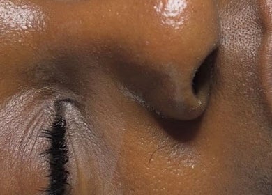 Close-up of flawless lashes at Lashbydanniella in Arlington, Virginia, US, showcasing elegance and care.