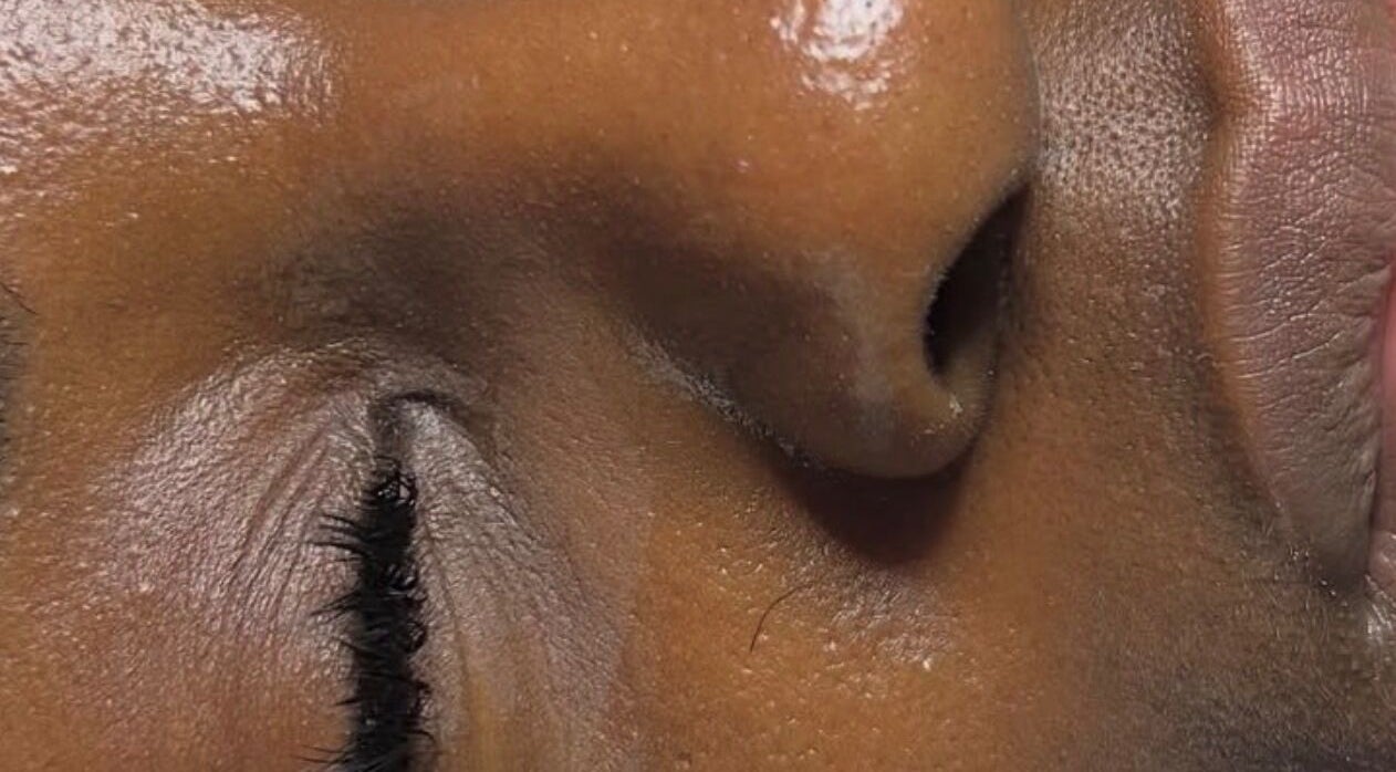 Close-up of flawless lashes at Lashbydanniella in Arlington, Virginia, US, showcasing elegance and care.