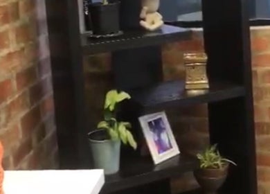 Cozy shelf decor at The Sonho Beauty Studio, Centurion, Gauteng, ZA, enhancing a serene ambiance.