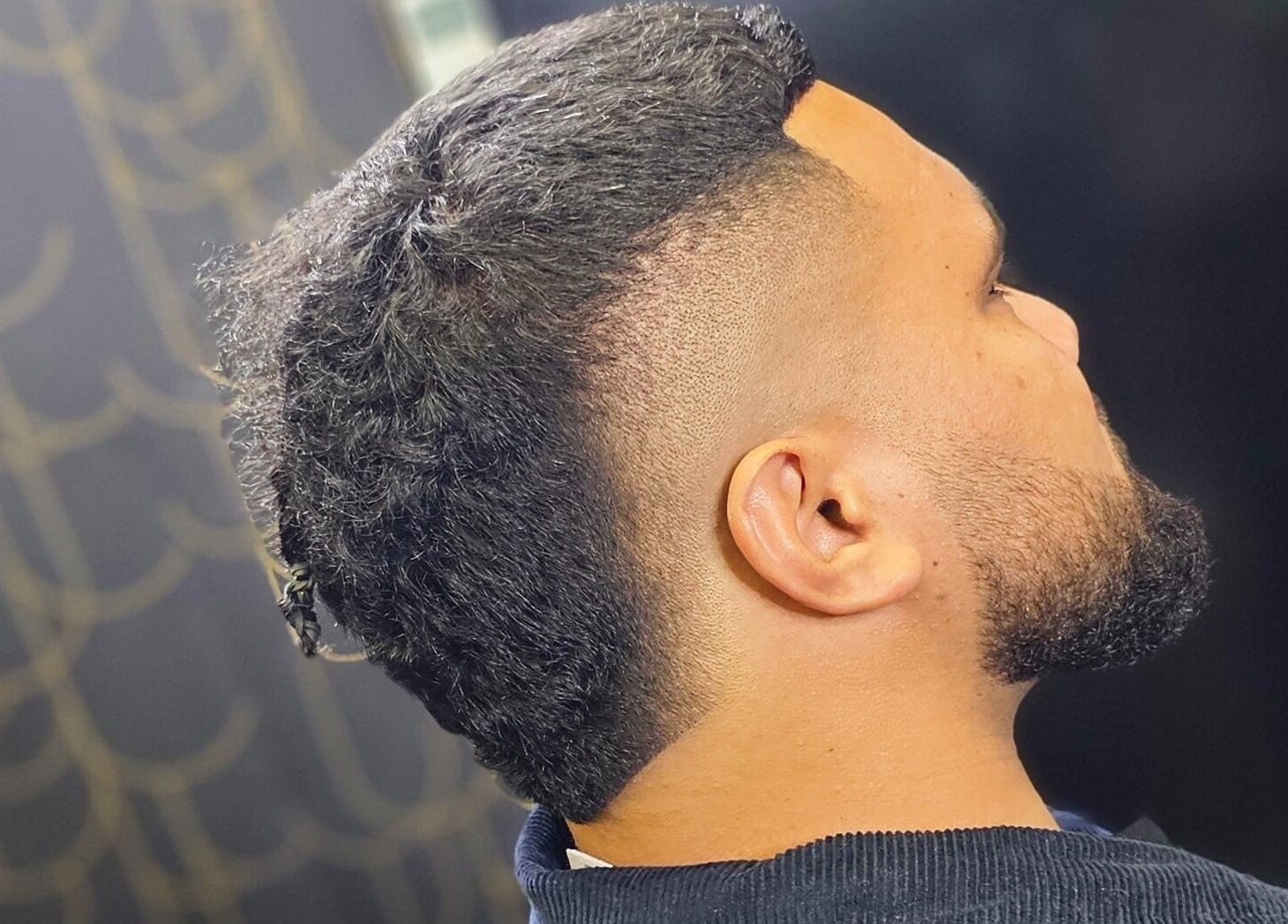 Stylish fade haircut at Ace Of Blades, Christchurch, Canterbury Region, NZ.