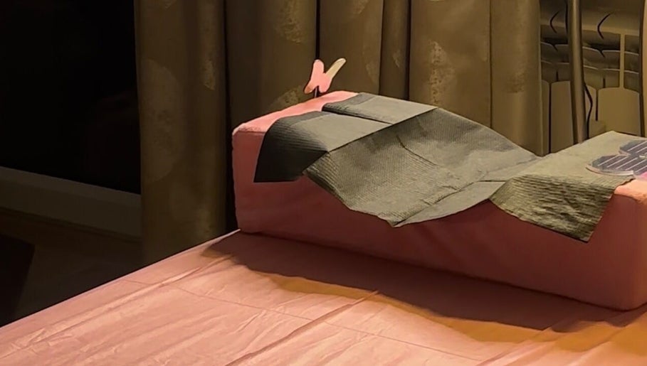 Relaxing spa bed setup at The Lash Fairy in Katowice, Województwo Śląskie, PL, perfect for wellness treatments.