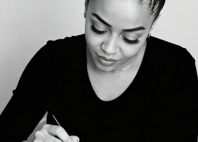 Expert nail artist performing manicure at Taylored Nails, Mbombela, Mpumalanga, ZA.